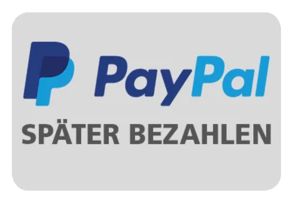 Jetzt kaufen und später bezahlen unterstützt von Paypal